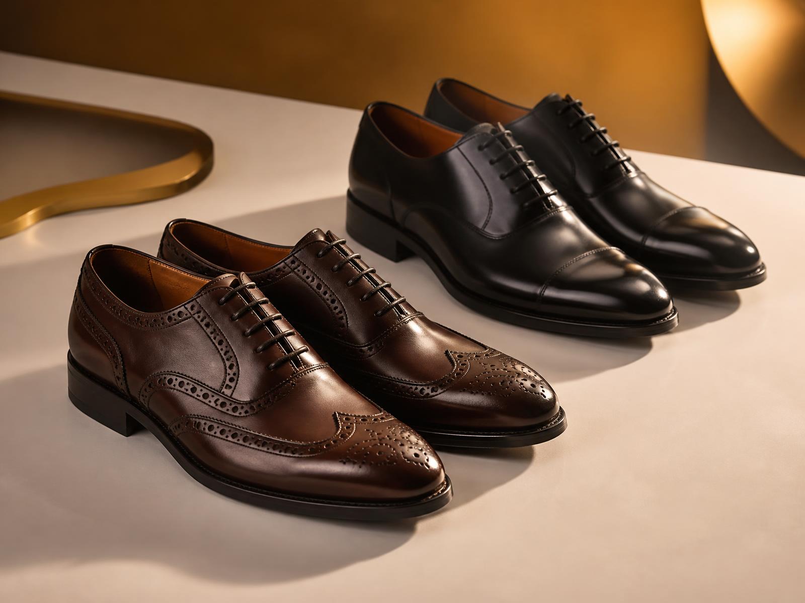 Premium men's leather shoes from the UrbanSteps collection
